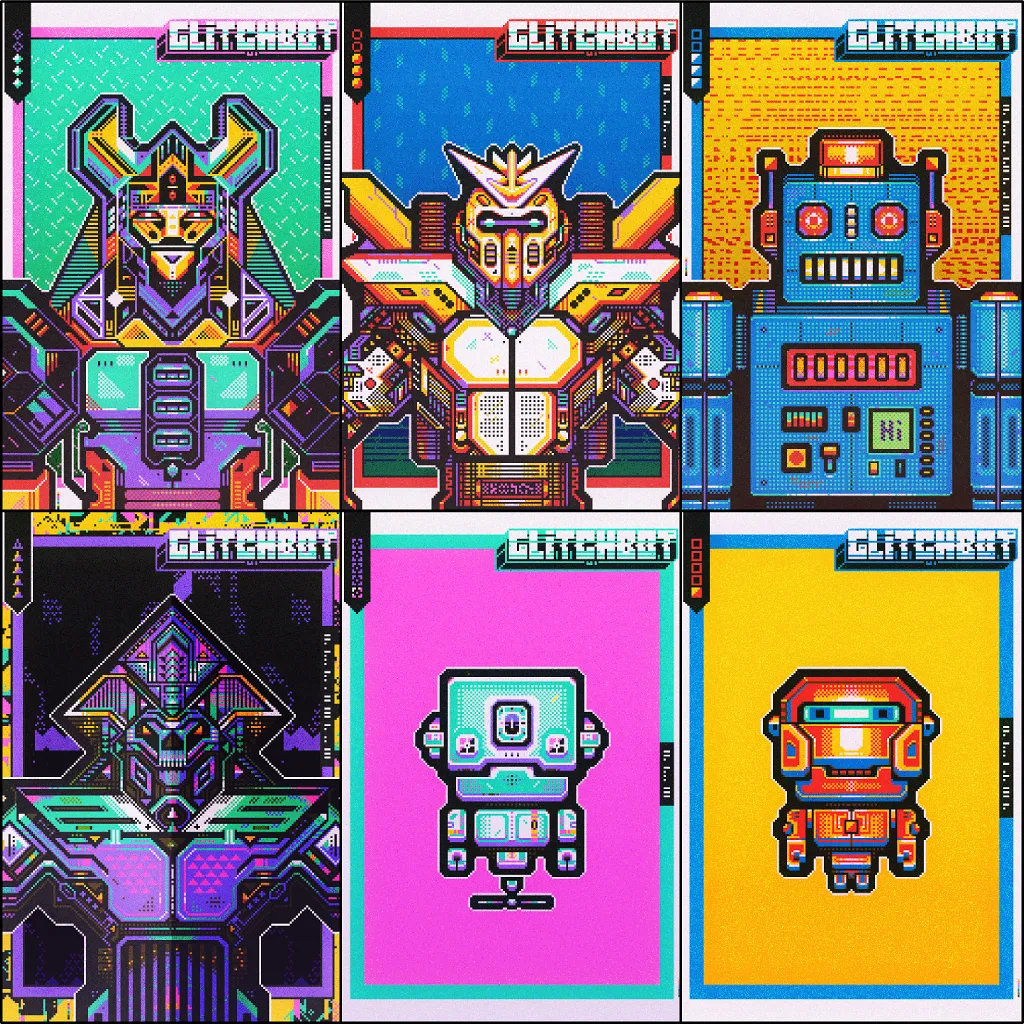 GLITCHBOT COLLECTIBLE CARDS